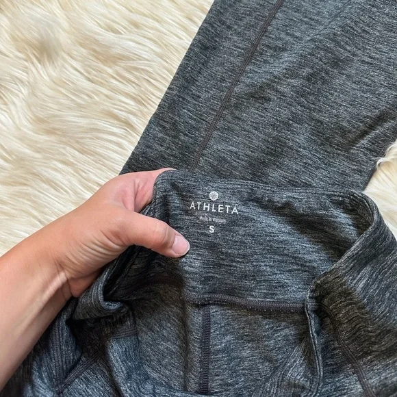 ATHLETA Skinny Up Pant In Heather Gray - Picture 3 of 4